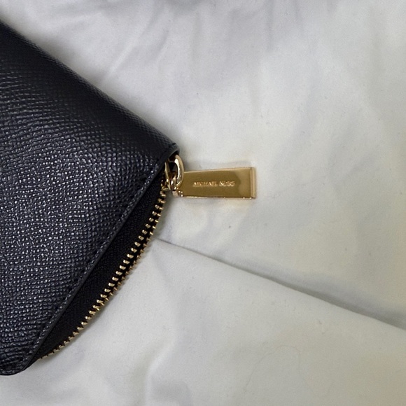 Michael Kors Black Wristlet with Gold Accents - Picture 3 of 4